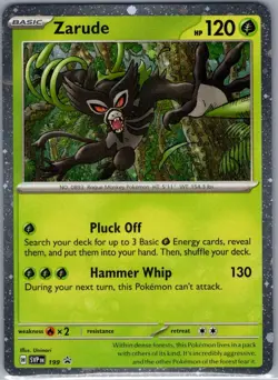Zarude - (Cosmos Holo) 199 SV: Scarlet & Violet Promo Cards - Pokemon Card - NM - Image 1