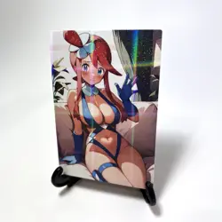 PokeGirl Skyla Sexy Hot Anime Waifu Girl Doujin Lewd Goddess Story ACG Holo Card - Image 2