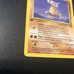 Cubone 50/64 Jungle 1st First Edition Pokemon Card In Mint Condition - Image 2