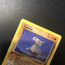 Cubone 50/64 Jungle 1st First Edition Pokemon Card In Mint Condition - Image 5