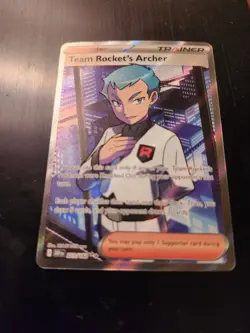 Team Rocket's Archer #223/182 SV10: Destined Rivals Pokemon Card. Near Mint - Image 2
