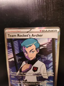 Team Rocket's Archer #223/182 SV10: Destined Rivals Pokemon Card. Near Mint - Image 3