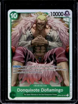 2024 One Piece Card Game Premium Booster Donquixote Doflamingo SR #OP04-031 - Image 1