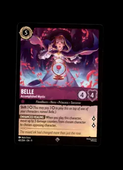 Disney Lorcana Promo Cards #41 Belle - Image 1