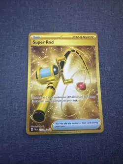 Super Rod 276/193 Pokemon TCG Paldea Evolved Holo Hyper Rare Gold Card - Image 1