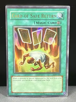 Card of Safe Return LON-029 Yu-Gi-Oh Ultra Rare - LP Vintage Labyrinth of Night - Image 1