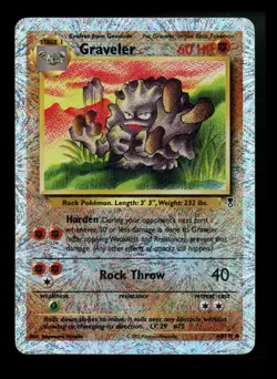 #3 Graveler 44/110 Legendary Collection 2002 Reverse Holo Pokemon Card TCG - Image 1