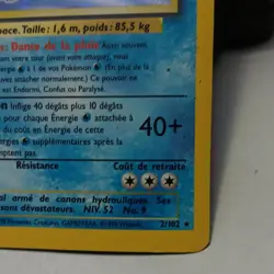 Pokemon TCG Blastoise Base Set Holo Rare Card 2/102 - Image 4