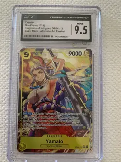 One Piece TCG Kingdoms of Intrigue Yamato Alternate Art Card OP04-112 SR NM - Image 1