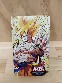 DragonBall Z Capsule Power Pack II Goku Art 2002 Factory Sealed Score Cards NOS - Image 1