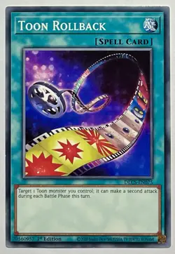 Toon Rollback DLCS-EN075 (NM) Common 1st Edition Yu-Gi-Oh! Card TCG - Image 1