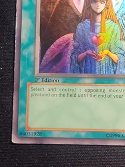 Change Of Heart 1st Edition MRD-060 Ultra Rare Vintage Yu-Gi-Oh Card Played HP - Image 5