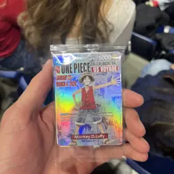 One Piece Monkey D. Luffy US Voyage College Basketball Promo Card Rutgers SEALED - Image 1