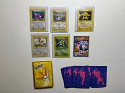 Lot of 6 Vintage POKEMON Cards DITTO, DRATINI, MEWTWO More 1998-99 Nintendo - Image 1