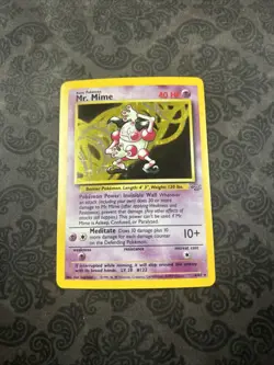 Pokemon Card - Mr. Mime Jungle 6/64 Holo Rare - Image 1