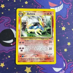 Quilava 47/111 Unlimited Uncommon Neo Genesis Pokemon Card LP Light Play TCG - Image 1