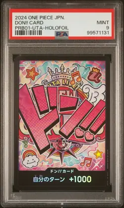 One Piece Card UTA Holo Foil PRB01 The Best DON!! PSA 9 JPN - Image 1
