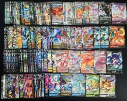 200 Lot Pokemon TCG Chinese Card RR RRR VMAX Gengar Charizard Flareon #16 -FI38 - Image 1