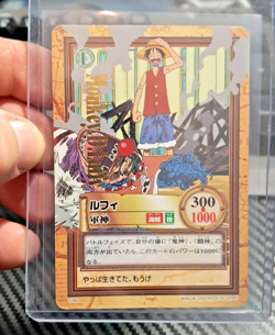 BANDAI One Piece Hyper Battle C288 MONKEY D LUFFY GOLD STAMPED SCARCE EARLY CARD - Image 1