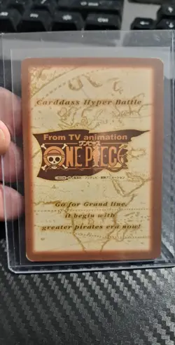 BANDAI One Piece Hyper Battle C288 MONKEY D LUFFY GOLD STAMPED SCARCE EARLY CARD - Image 2