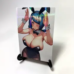 PokeGirl Lana's mother Sexy Anime Waifu Girl Doujin Lewd Goddess Story Art Card - Image 2