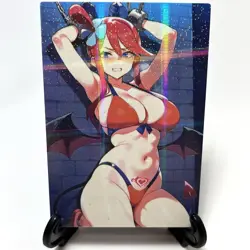 PokeGirl Skyla Sexy Bikini Anime Waifu Girl Doujin Lewd Goddess Story Art Card - Image 1