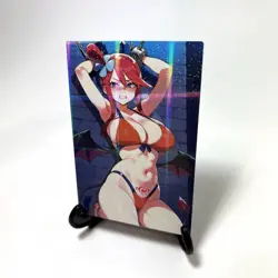 PokeGirl Skyla Sexy Bikini Anime Waifu Girl Doujin Lewd Goddess Story Art Card - Image 2