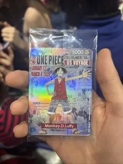 SEALED One Piece College Basketball Tour Collectible Card Gonzaga IN HAND RARE - Image 1