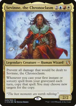 1x Sevinne, the Chronoclasm Foil Com 2019 NM x1 Mtg Magic the Gathering Changie - Image 1