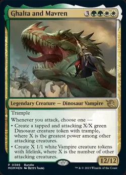 MTG Ghalta and Mavren - March of the Machine #386 Foil - Image 1