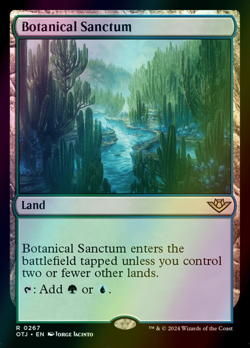 MTG Botanical Sanctum Foil ** Outlaws of Thunder Junction ** English - Image 1