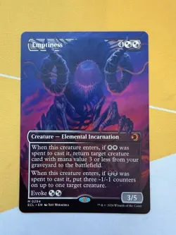 EMPTINESS [Borderless] - Mythic - ECL Lorwyn Eclipsed MTG #0294 - Image 1