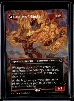 Ashling, Rekindled (Borderless) - 290 - ECL - NM - MTG Magic the Gathering - Image 1