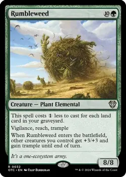 Rumbleweed - R MTG Commander: Outlaws of Thunder Junction NM - Image 1