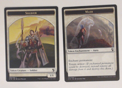 MTG (10) Mask Soldier Double-sided Token - Commander 2018 (C18) -o5 - Image 2