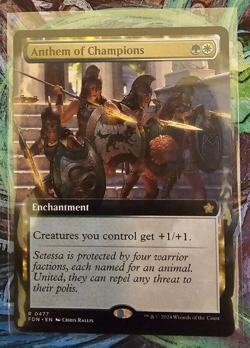 Magic the Gathering - Anthem of Champions - Foundations - Extended Art - MTG - Image 1