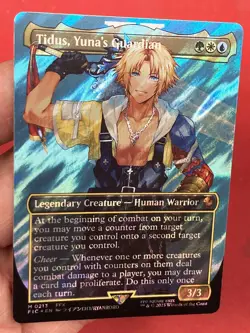 ***Surge FOIL Borderless Tidus, Yuna's Guardian*** MTG Final Fantasy Kid Icarus - Image 3
