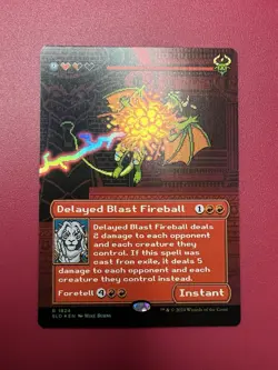 *** Delayed Blast Fireball *** Rainbow FOIL Secret Lair NM MTG English 1824 - Image 1