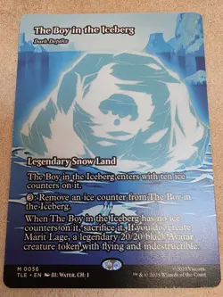The Boy in the Iceberg - Dark Depths - Regular (Borderless) Avatar - Mtg - Image 1