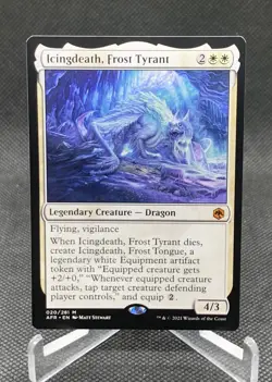 MTG Magic Icingdeath, Frost Tyrant 020/281 Legendary Dragon Mint+ New - Image 1