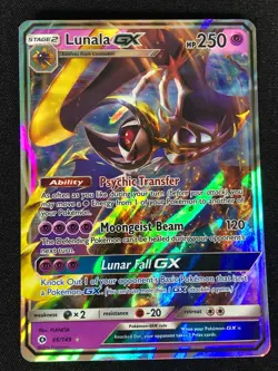 Pokemon Lunala GX 66/149 Ultra Rare Holo (NM) - Image 1