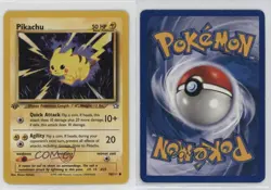 Pikachu 1st Ed. Pokemon Neo Genesis #70 2000 - Image 3
