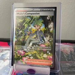 Pokemon Mega Evolution, Wally's Compassion SIR 186/132, Mint PLUS mega IR HITS! - Image 2