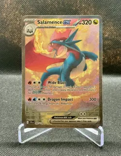 Pokemon Journey Together Salamence ex 187/159 Special Illustration Rare SIR Holo - Image 1