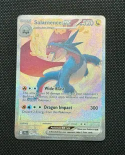 Pokemon Journey Together Salamence ex 187/159 Special Illustration Rare SIR Holo - Image 2