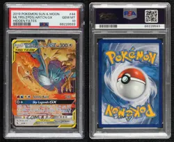 Moltres & Zapdos & Articuno GX Pokemon Sun & Moon Hidden Fates PSA 10 GEM MT - Image 3