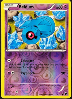 Beldum 50/116 | Mint/Near Mint | Reverse Holo | Pokemon Plasma Freeze - Image 1