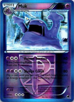 Muk 46/116 | Mint/Near Mint | Reverse Holo | Pokemon Plasma Freeze - Image 1
