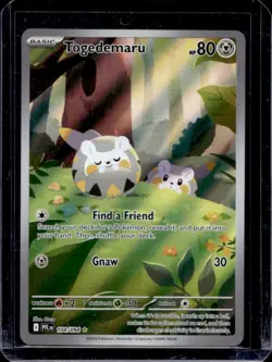 2025 Pokemon Phantasmal Flames PFL EN Togedemaru Illustration Rare #104/094 - Image 1