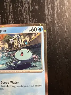 Wooper SVP155 Black Star Promo Cosmos Holo Pokemon TCG Surging Sparks NM - Image 3